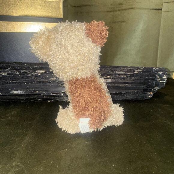 Ty Beanie Boo Rootbeer Dog 6” Plush – Brown Cream Glitter Eyes – EUC NWOT - Picture 3 of 4